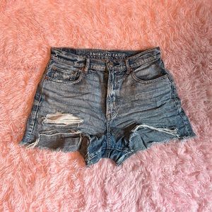 American Eagle High Rise Denim Shorts